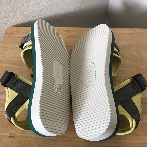 Suicoke Green / Neon Yellow Kisee V Sandal - Picture 4 of 9